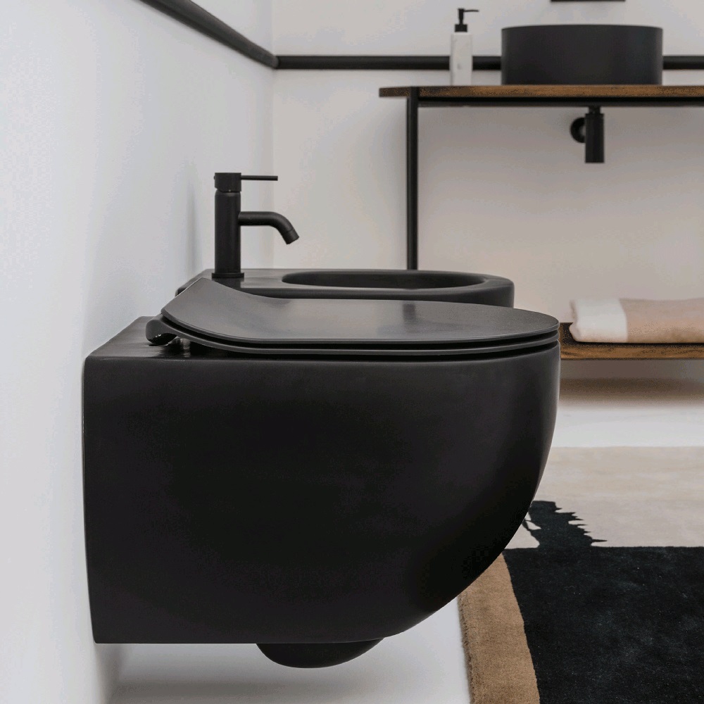 Vegghengt Toalett Lavabo Glomp Mini Rimless