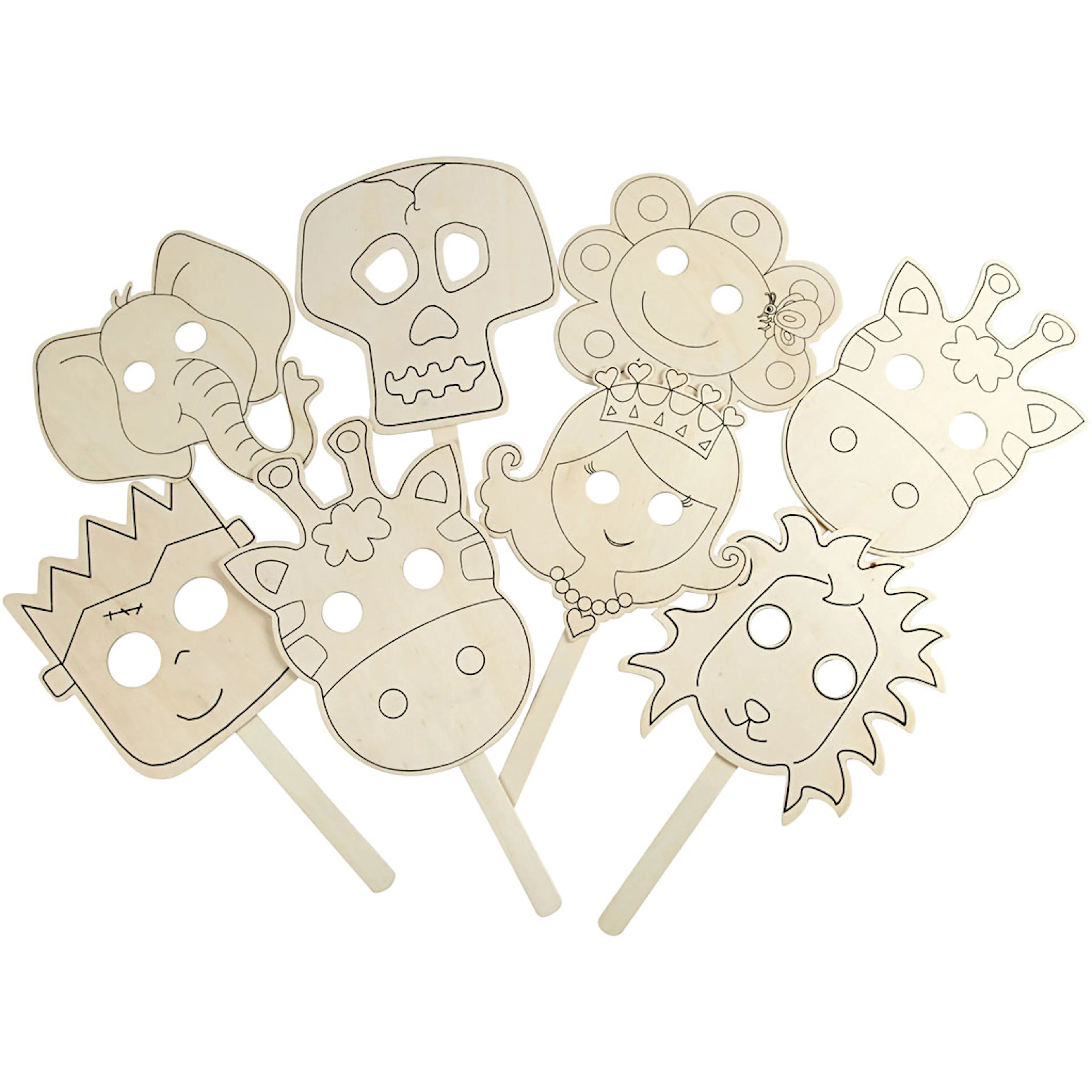 Masker Creativ Company 35x22 cm 16 stk/1 Pk
