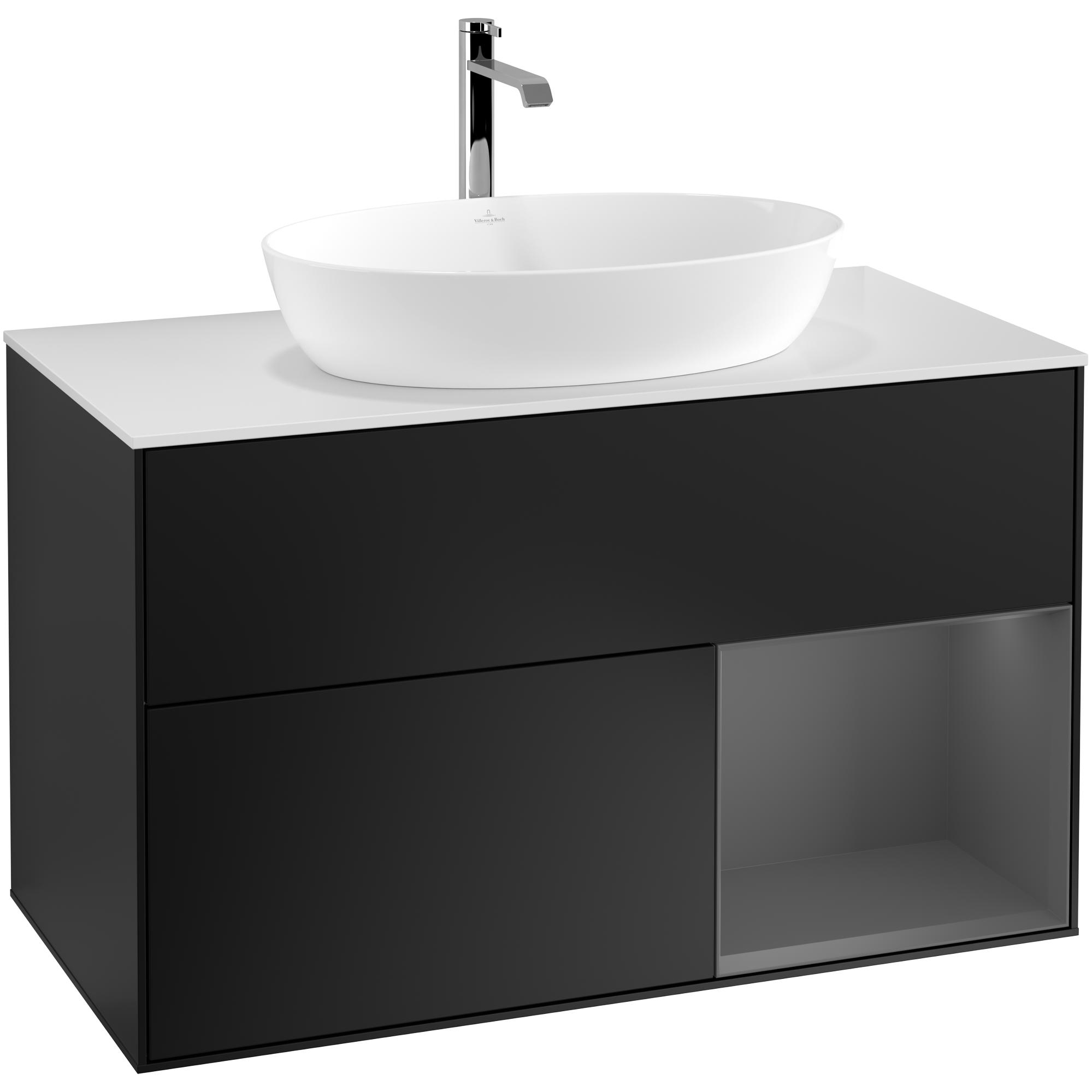 Tvättställsskåp Villeroy & Boch Finion med 2 Lådor Hylla och Bänkskiva för Fristående Tvättställ från Artis & Collaro