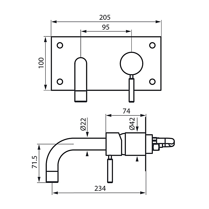 Servantbatteri Tapwell Box 008