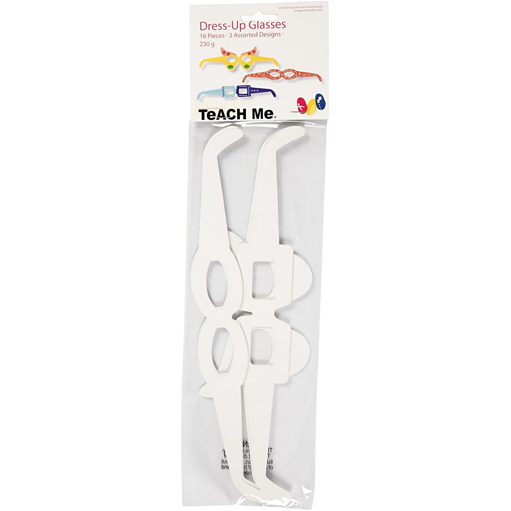 Figurer Creativ Company Briller Hvit 16 stk/1 Pk