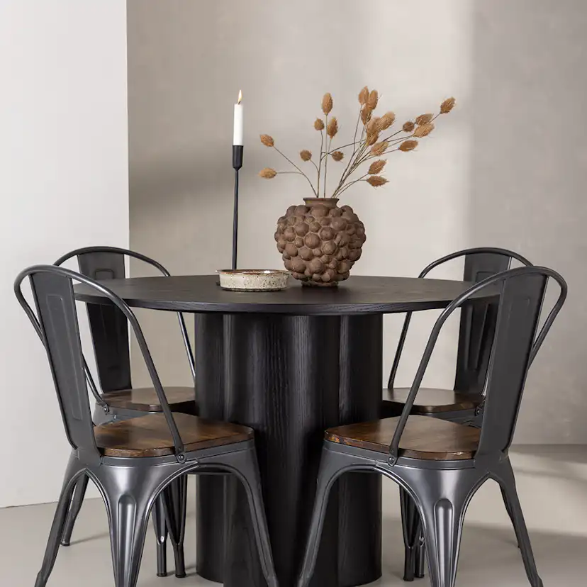 Spisegruppe Venture Home Olivia med 4 Tempe Stoler