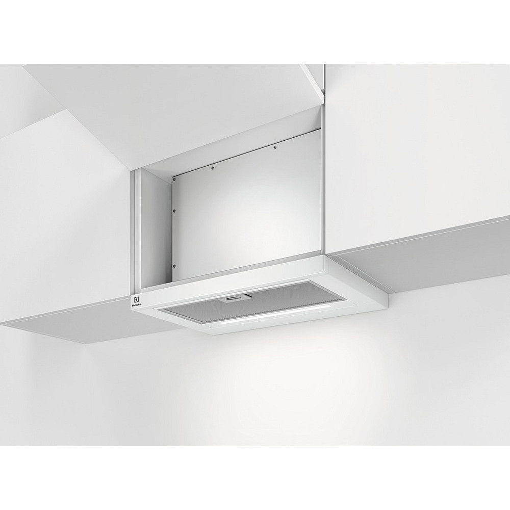 Fritthengende Kjøkkenvifte Electrolux LFP616W Hvit LED-belysning