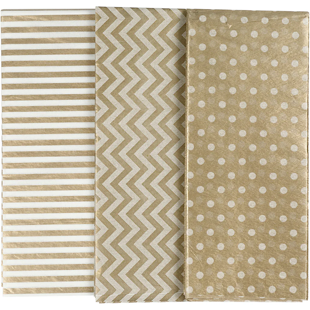 Silkepapir Creativ Company med trykk 50x70 cm 1 pk