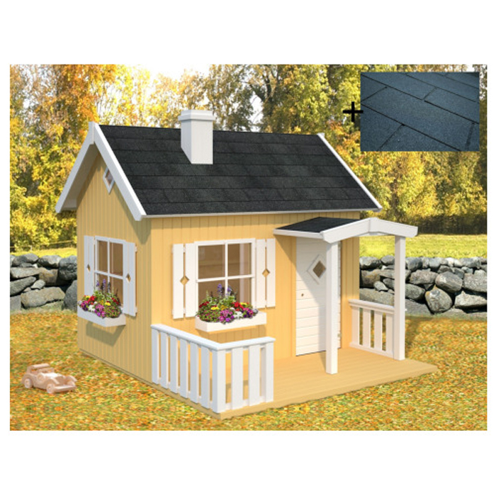 Lekehus Palmako Otto 3,6 m2 med Takshingel