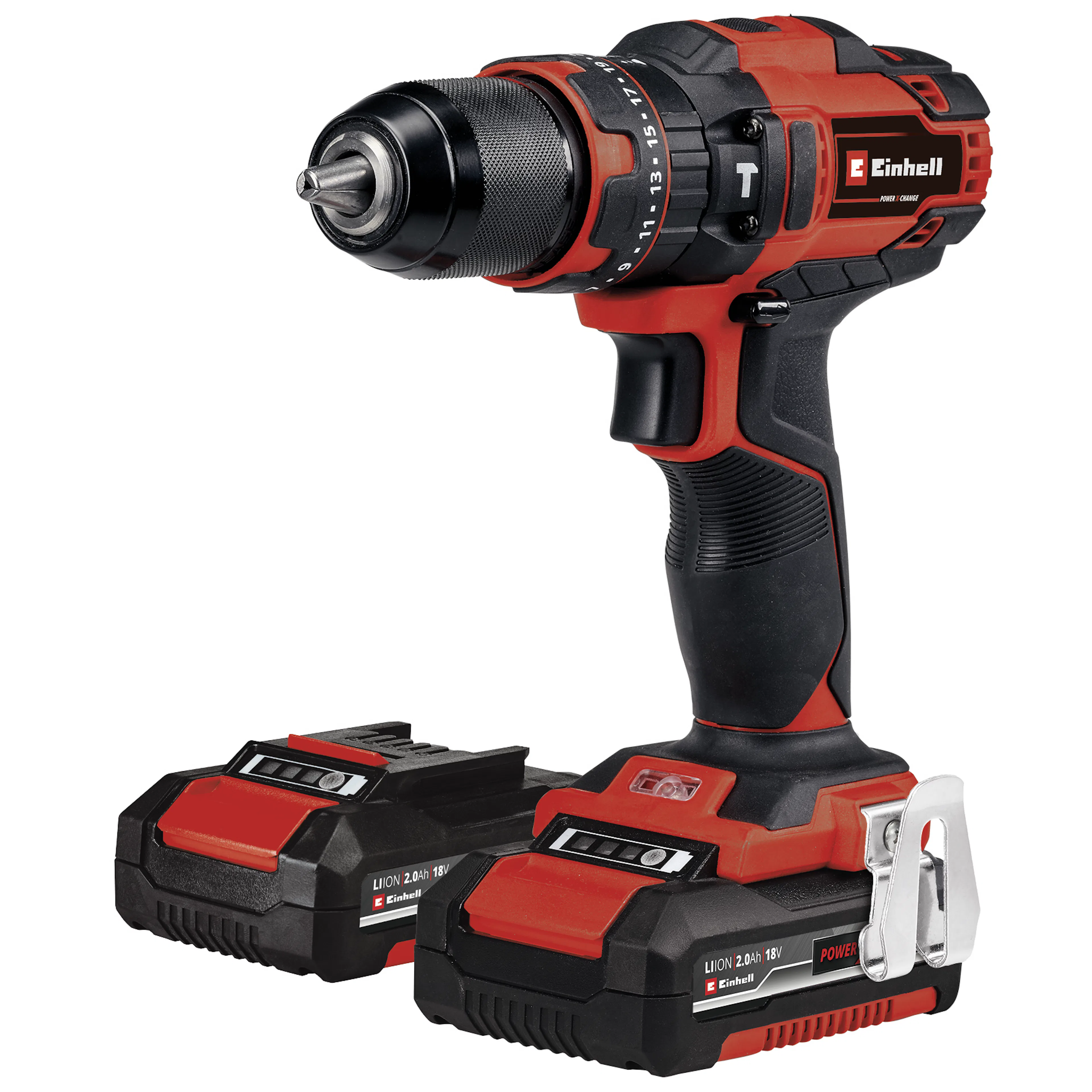 Slagboremaskin Einhell TE-CD 18/40 Kit (2x2,0Ah)