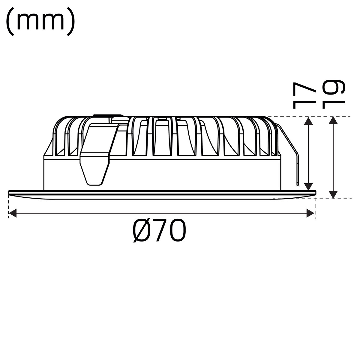 DOWNL 1202 Smart Vit Tune Hvit 2000-3000K