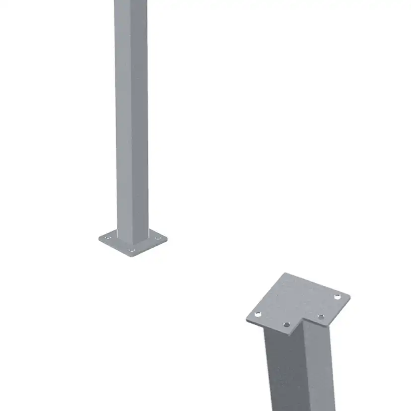 Stålstolpe PLUS Hjørne 4,5x4,5 Varmgalvanisert