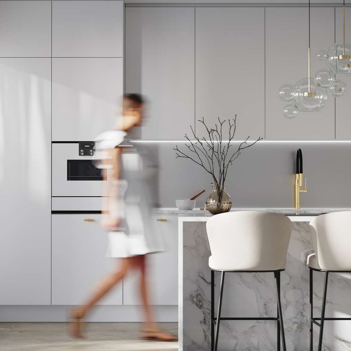 KJØKKENPL 5003-K00 STEEL Lengde: 580 mm