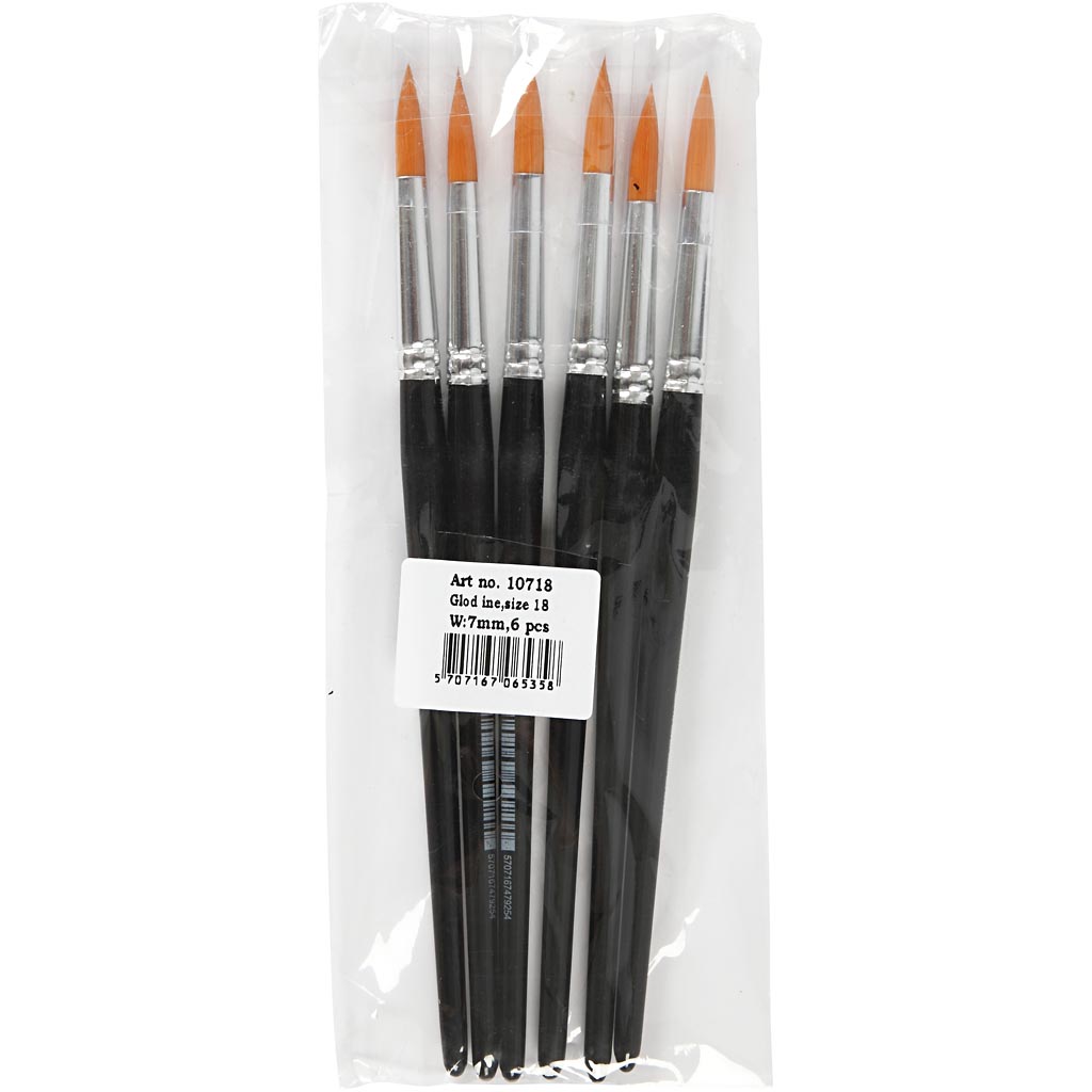 Pensler Creativ Company Gold Line Rund Nr 18 6 Stk/1 Pk