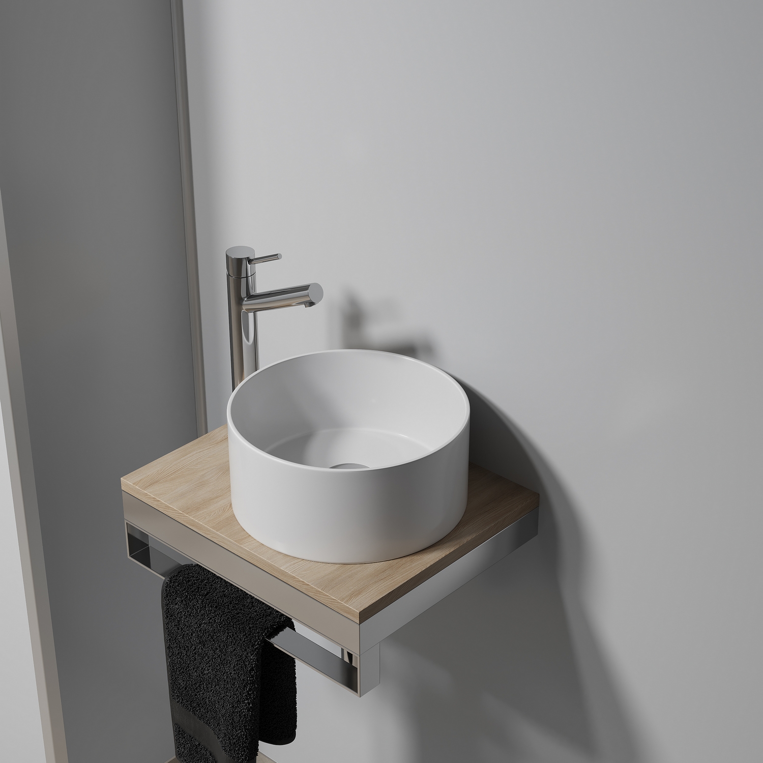 Baderomspanel Fibo 172 Polargrå