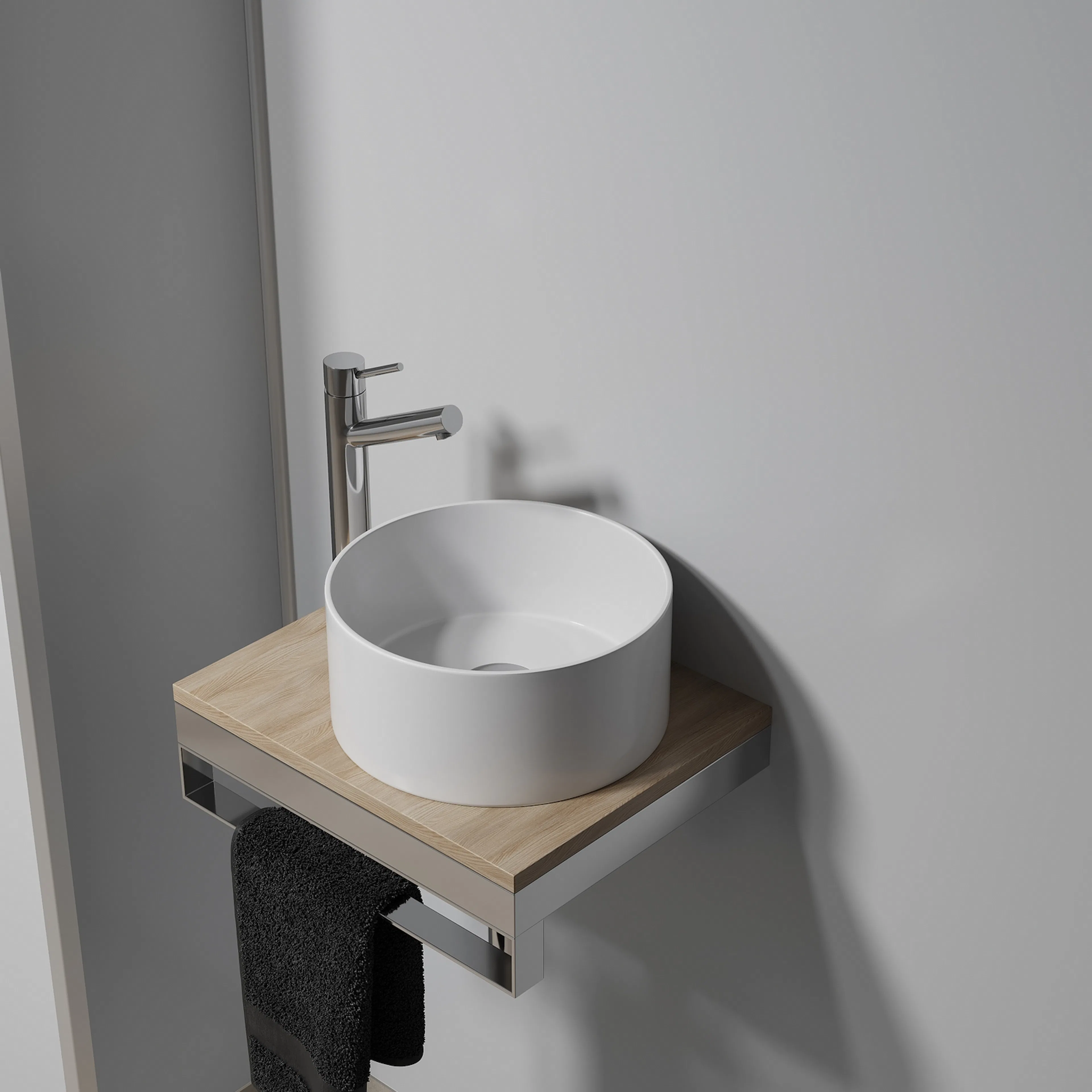 Baderomspanel Fibo 172 Polargrå