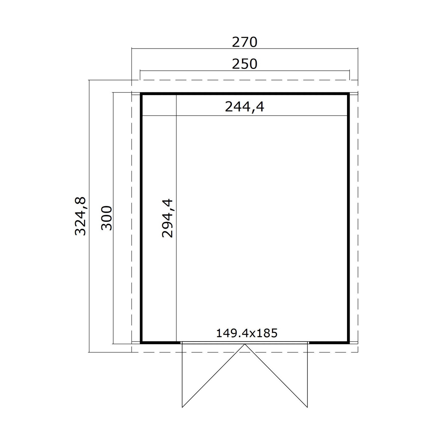 Bod Krifon Oslo 7,5m²