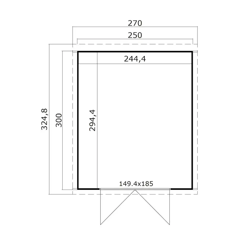 Bod Krifon Oslo 7,5m²