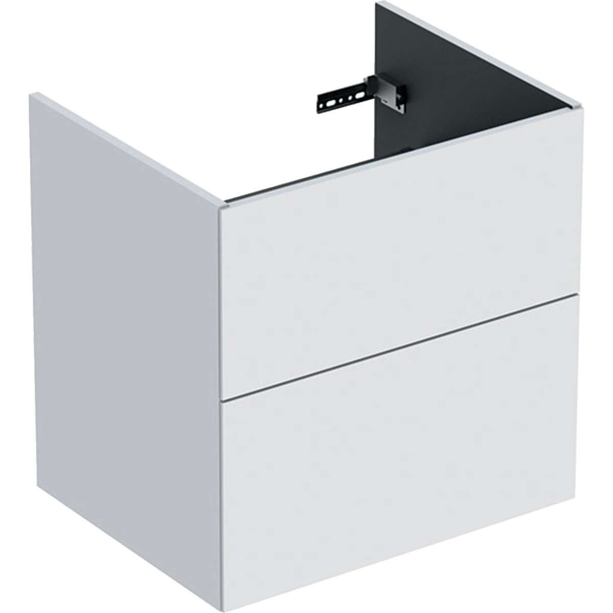 Ifö Elegant underskåp för möbeltvättställ, med två lådor: B= Hvit, 600x600 mm