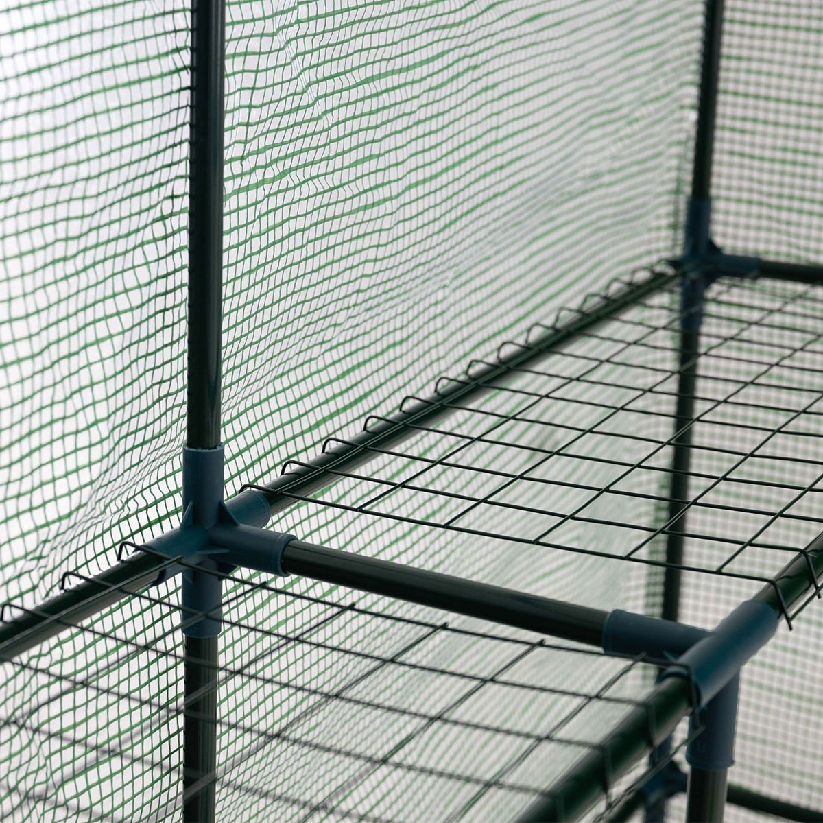 Drivhus Metalcraft 2,04 kvm Grønn Kvadrat