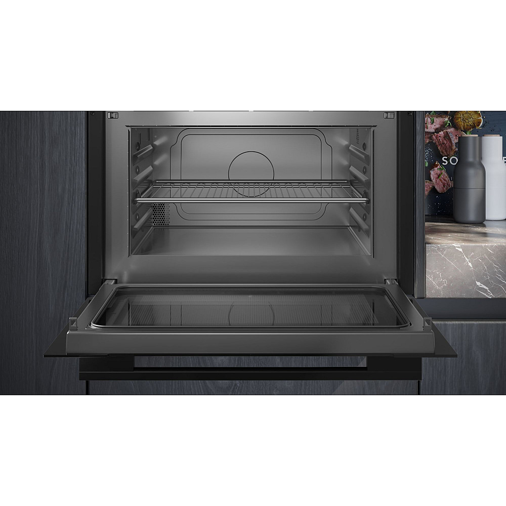 Ovn- og Mikrobølgepakke Siemens iQ700 HB776G3B2S + CE732GXB1 Med WiFi