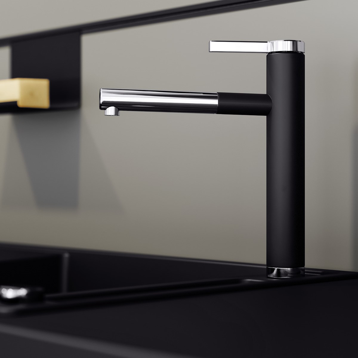 Kjøkkenbatteri Blanco Linee S Silgranitt-look