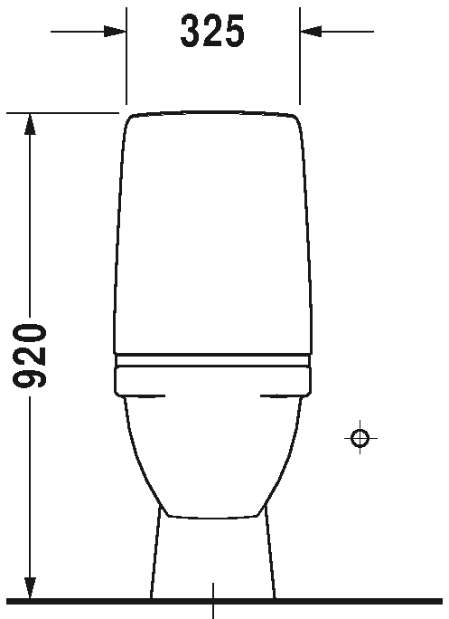 Toalettstol Duravit Durastyle Rimless 010701 med Mjukstängande Hårdsits