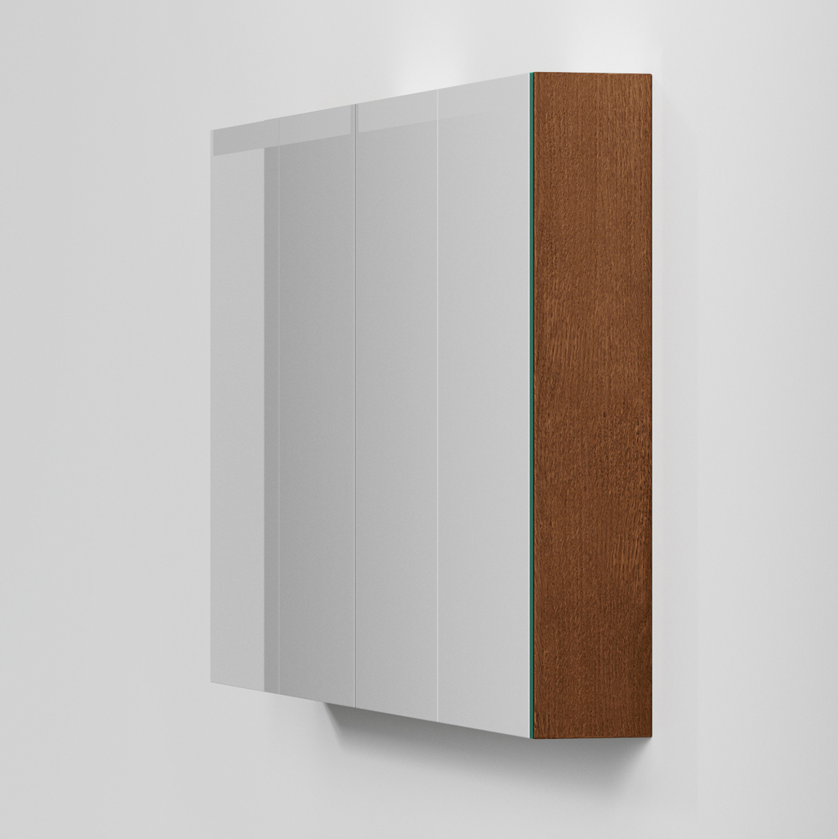 Spegelskåp Stage Plus 140, Dark Oak, 4 Luckor,1400x720x140 Bredd: 1400 mm, Dark Oak, Dubbla luckor