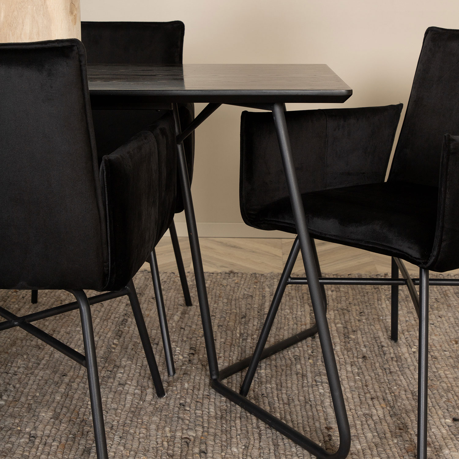 Spisegruppe Venture Home Peggy med 6 Petra Stoler