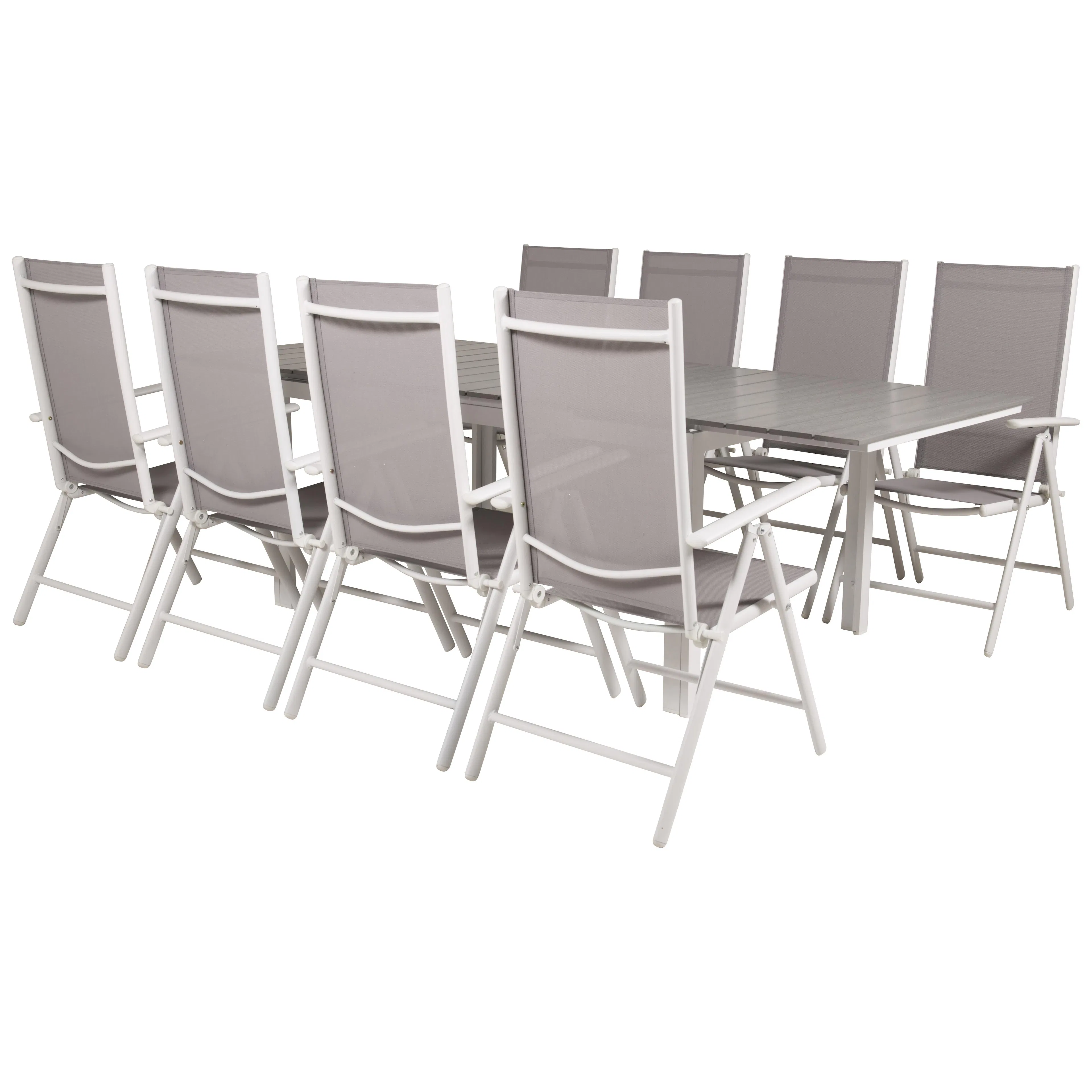 Spisegruppe Venture Home Lova 160/240 med 8 Bront Stoler