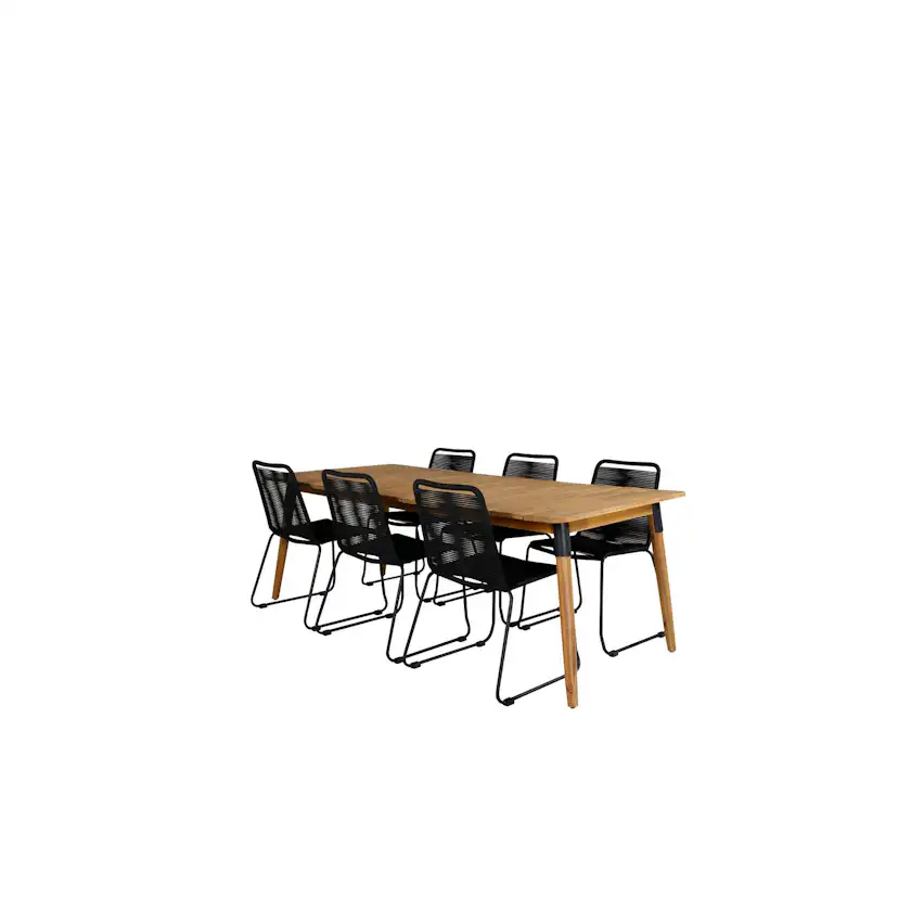 Spisegruppe Venture Home Julle med 6 Minos Spisestoler