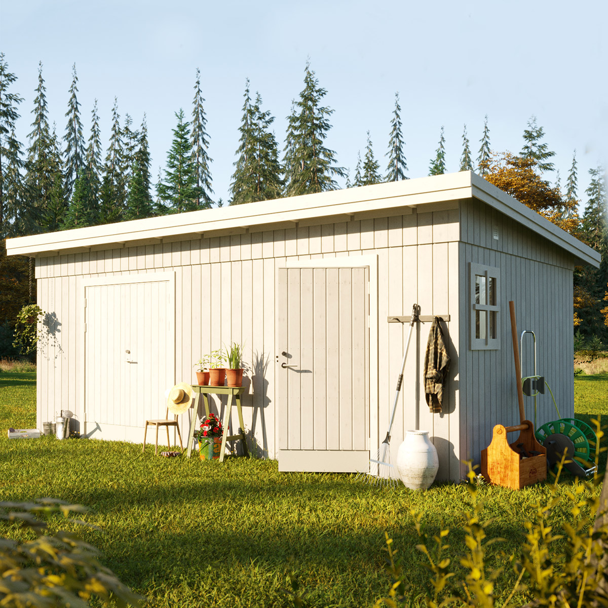 Redskapsbod Palmako Kalle 16,9 m2