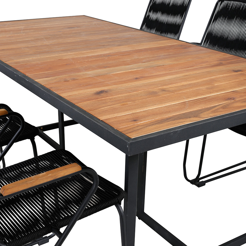 Spisegruppe Venture Home King med 6 Billy Lenestoler