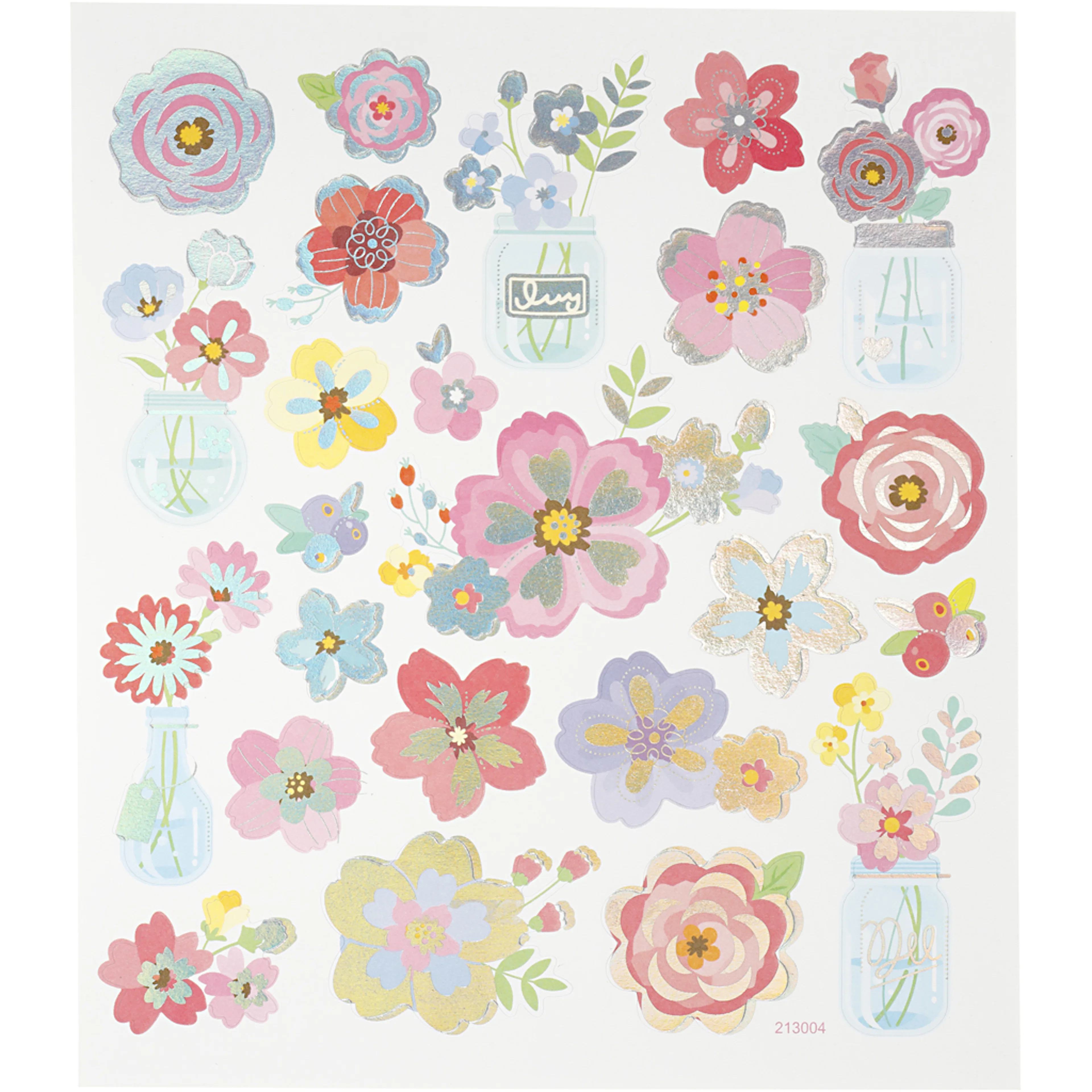 Klistremerker Creativ Company Vårblomster 15X16,5 cm