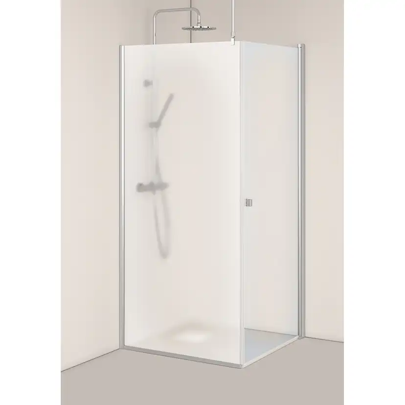 DUSJ IGLOO PRO ST 7 K IW 9 F N Profil: Aluminium, Dør: Klarglas/Vegg: Frostat, Rett Dør: 685 + Fast Vegg 885