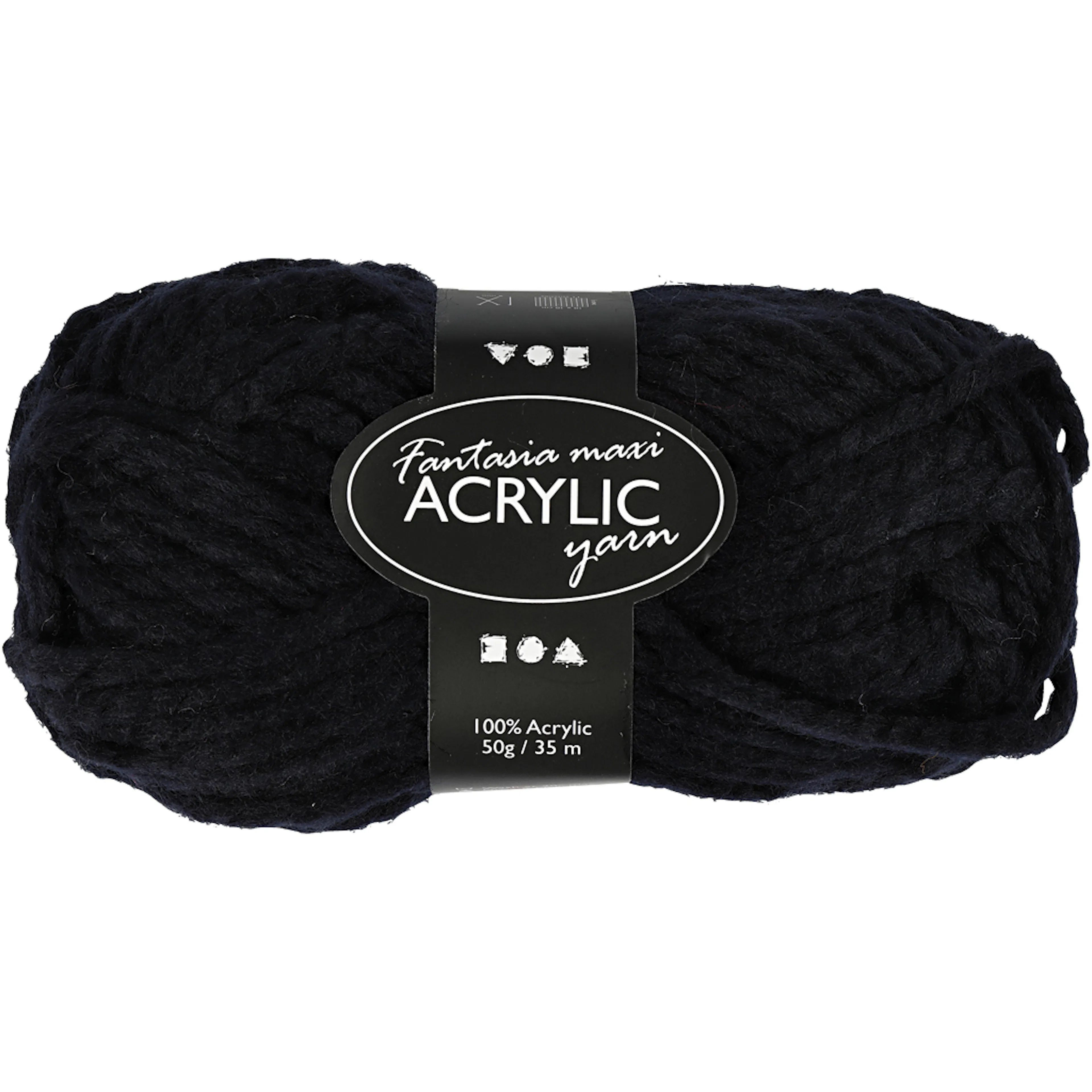 Akrylgarn Creativ Company Fantasia 35 m Stl Maxi 50 g/1 nst