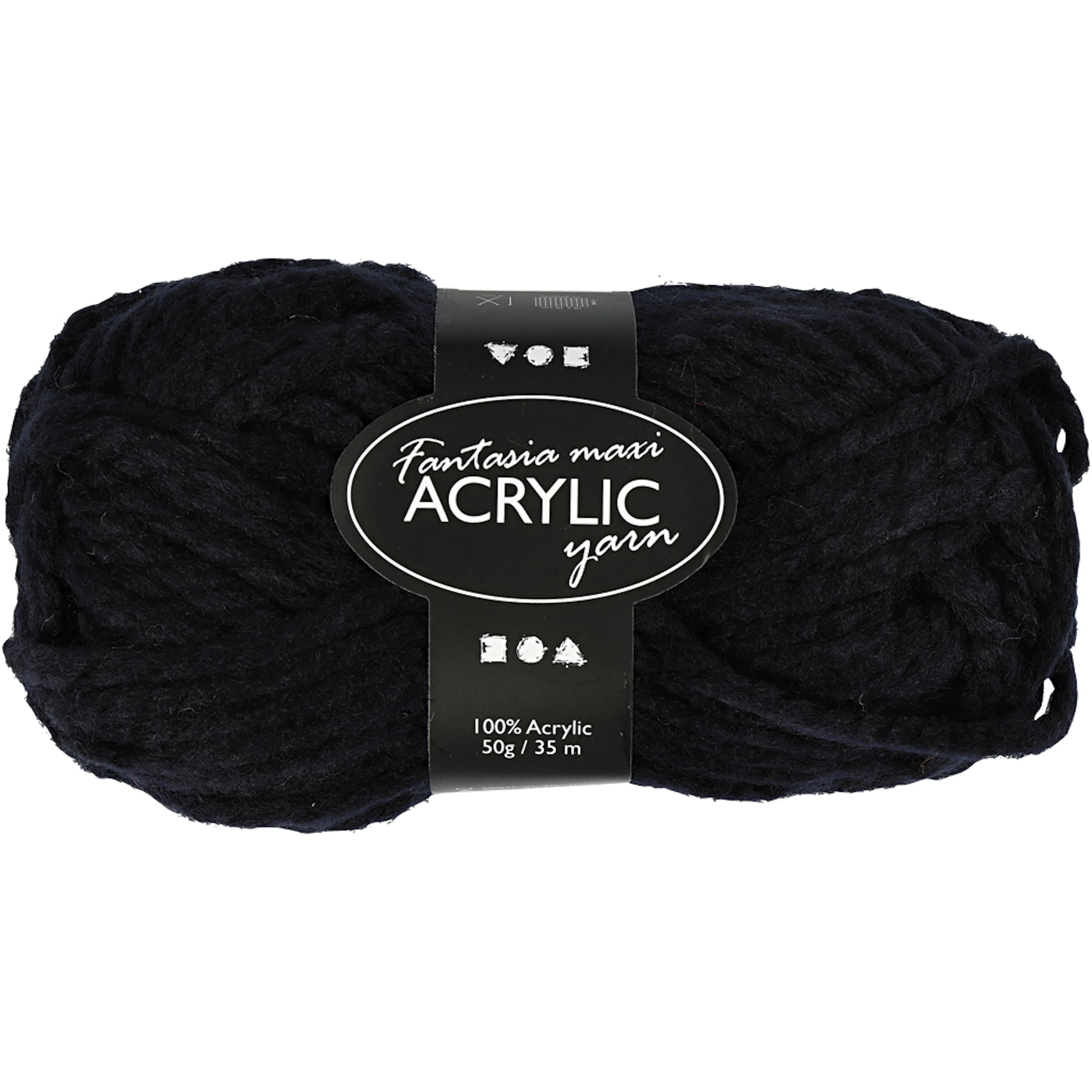 Akrylgarn Creativ Company Fantasia 35 m Stl Maxi 50 g/1 nst