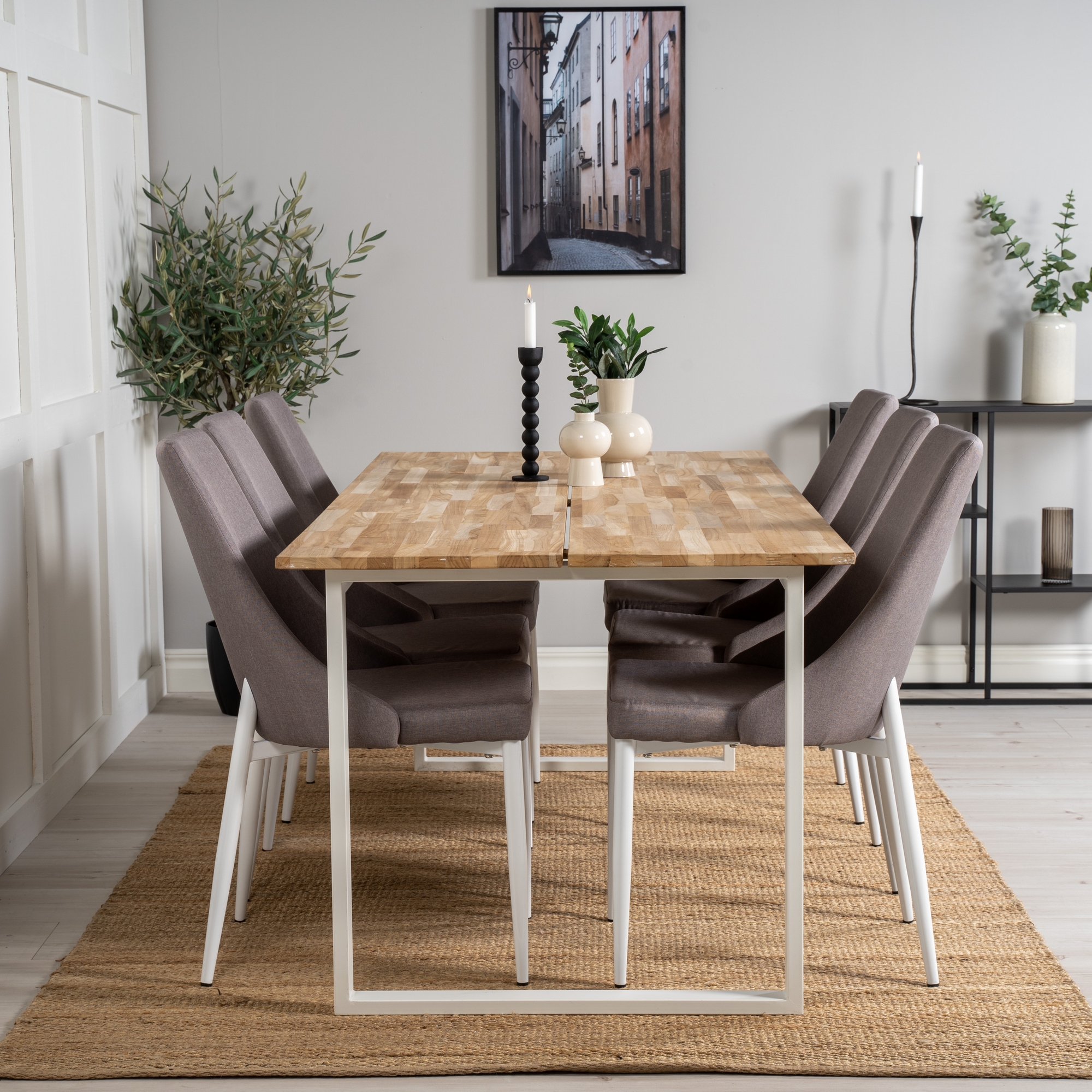 Spisegruppe Venture Home Cornelia med 6 Laura Stoler