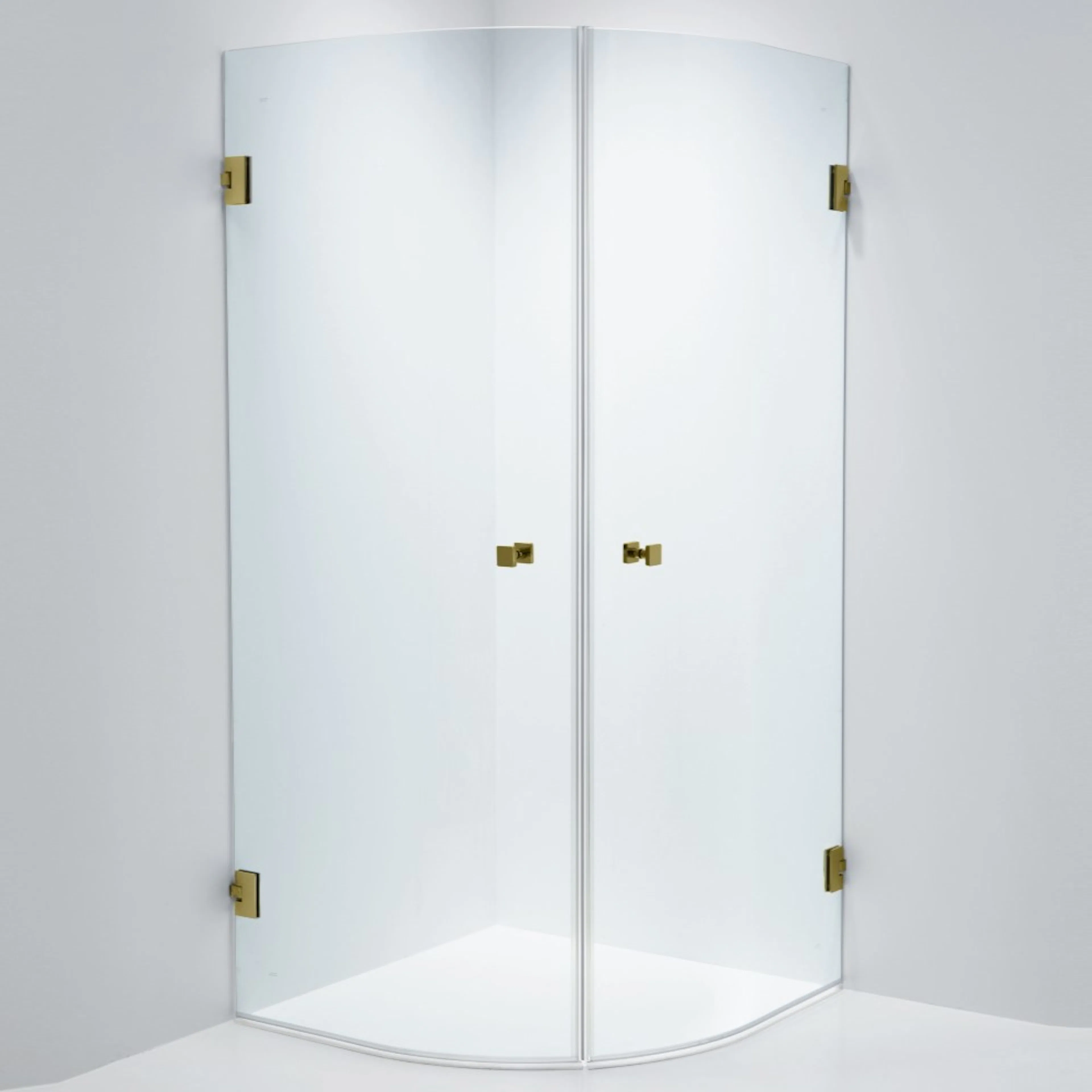 Corny Design 900x900 Guld Klarglas 900x900 mm, Guld, Klarglas