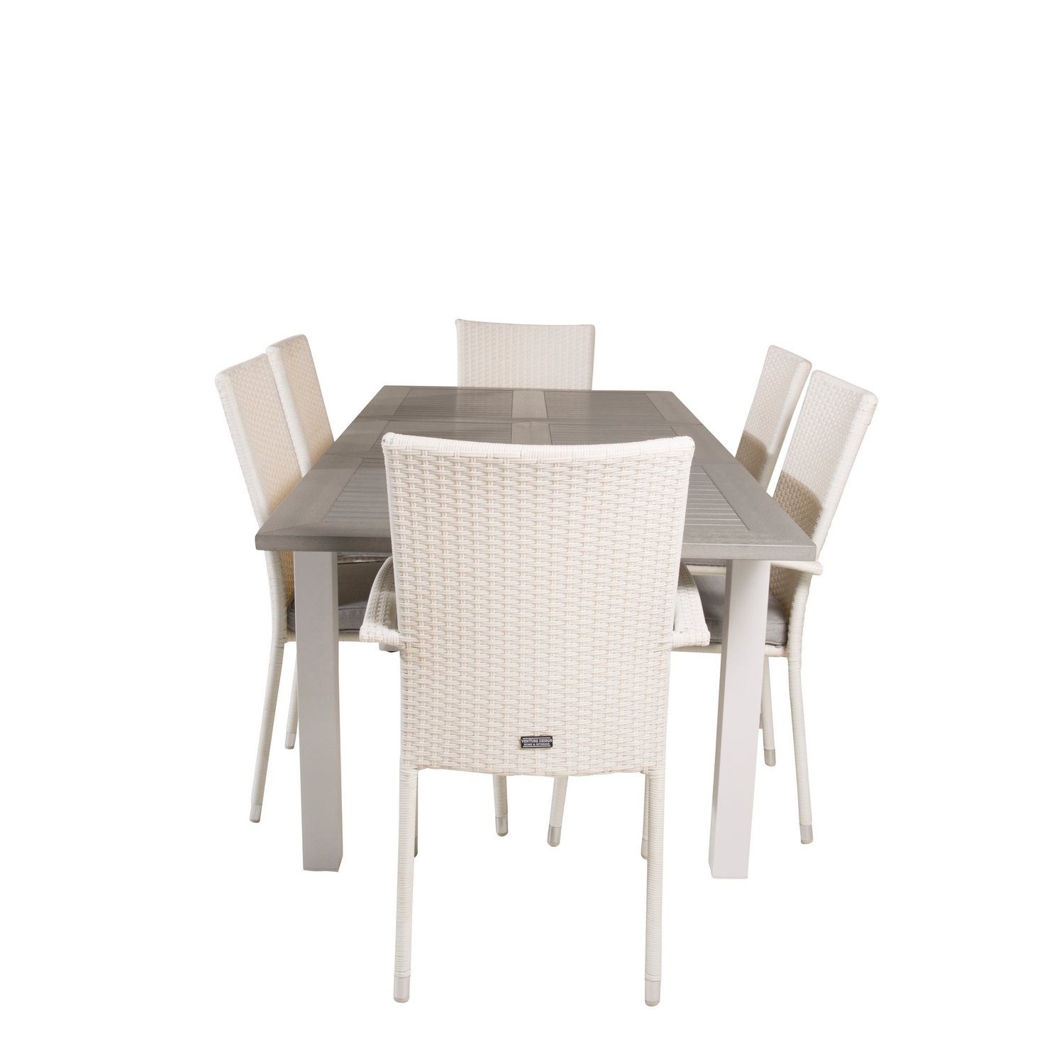 Spisegruppe Venture Home Aleyna 152/210 med 6 Asta Stoler