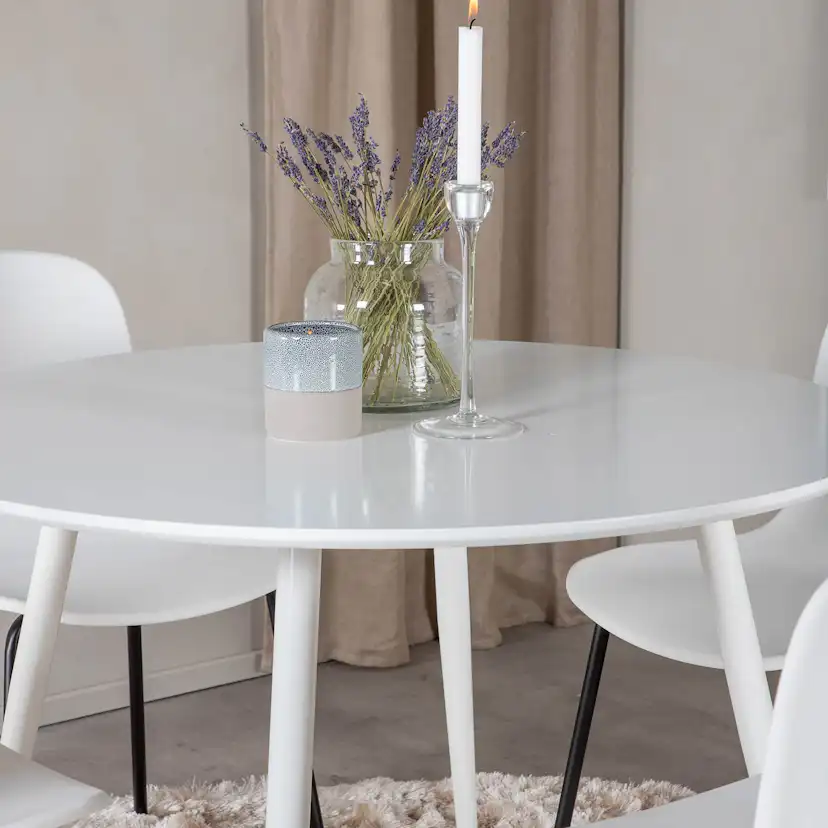Spisegruppe Venture Home Plake med 4 Ardi Stoler Rundt
