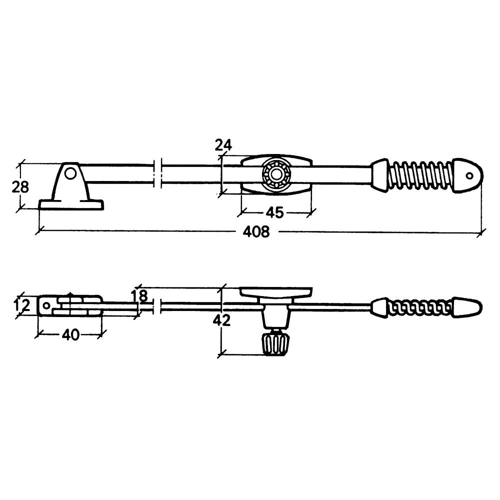 Dørholder ASSA ABLOY Fix 520