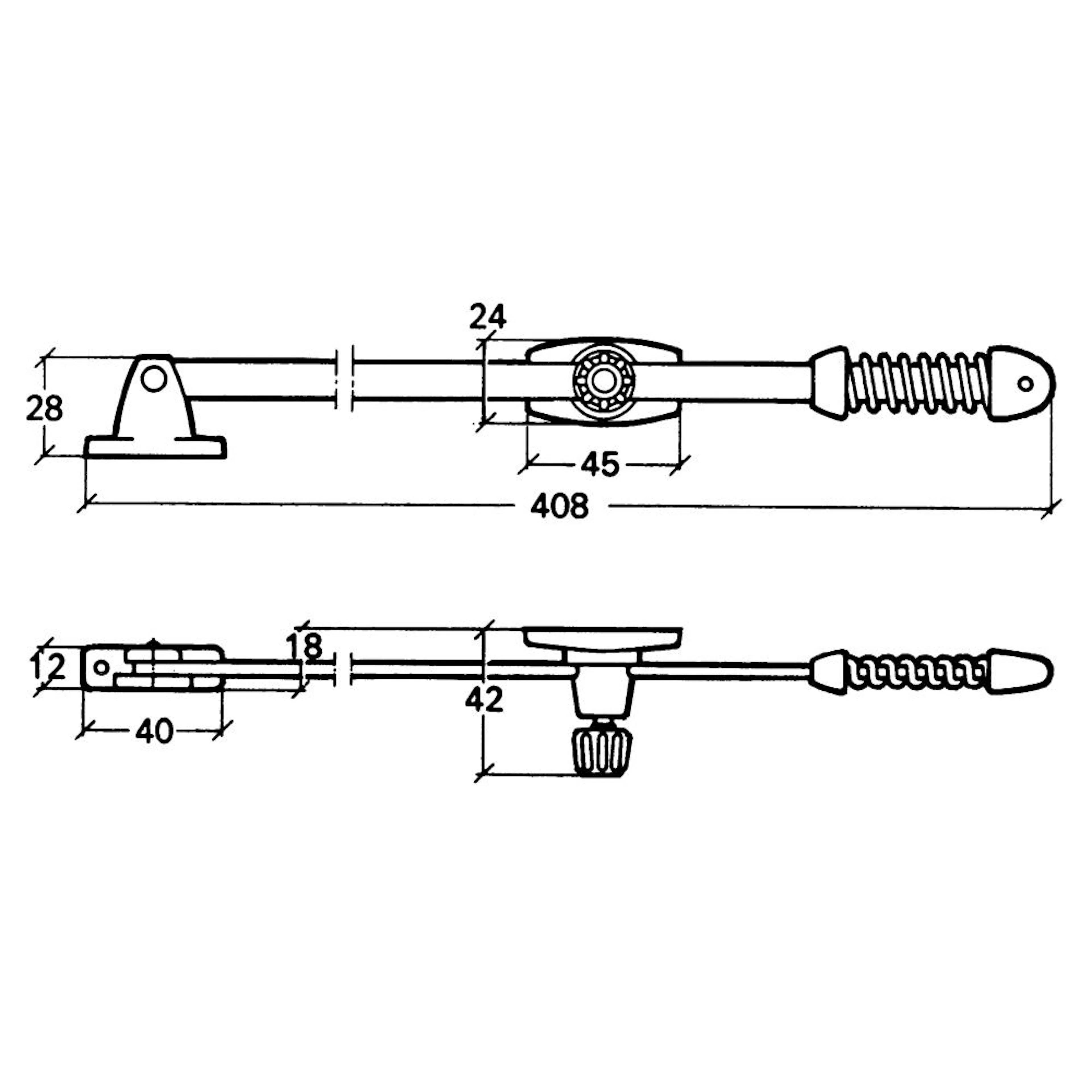 Dørholder ASSA ABLOY Fix 520