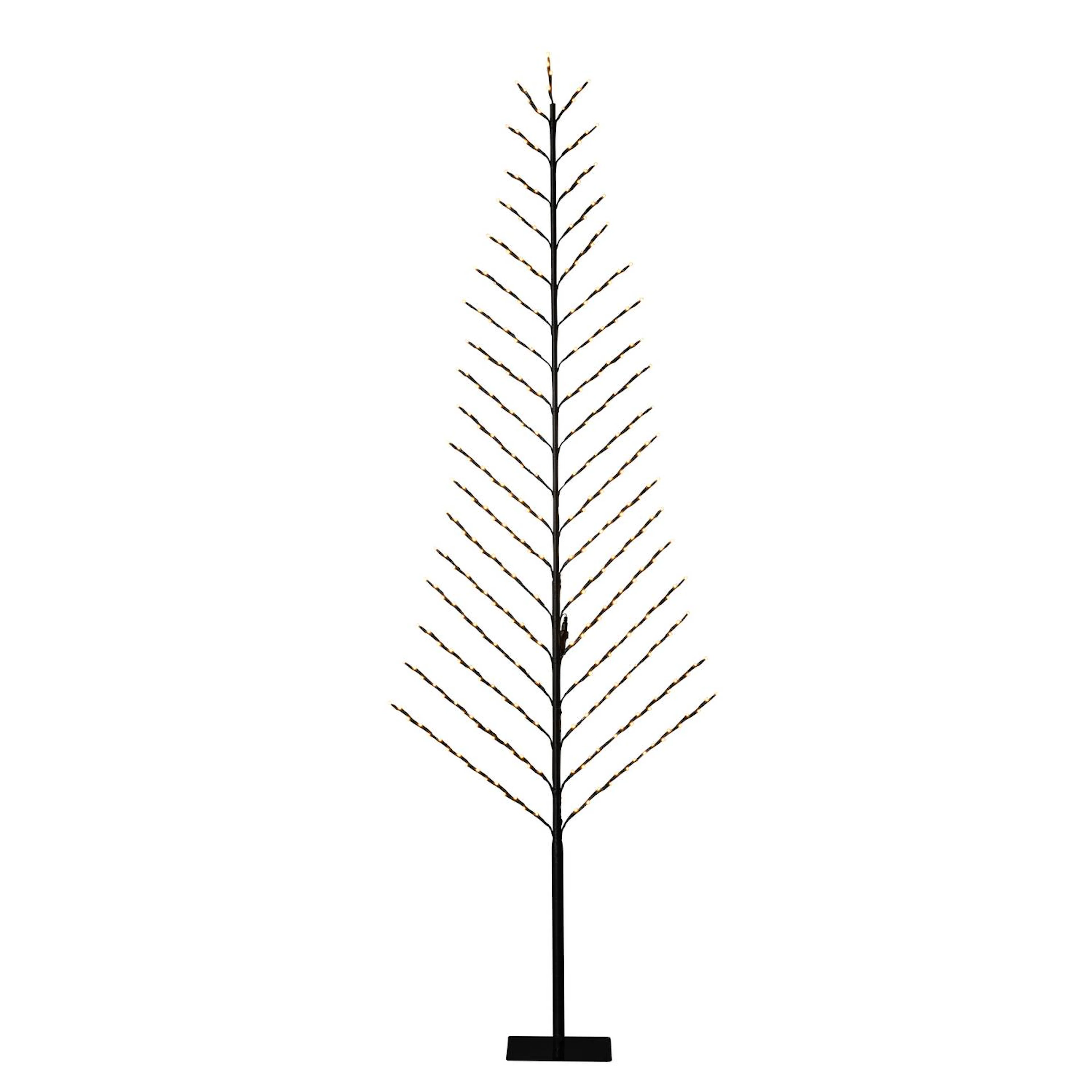 Utendørsdekorasjon Gnosjö Konstsmide 2-D Sort Tre 240 cm LED