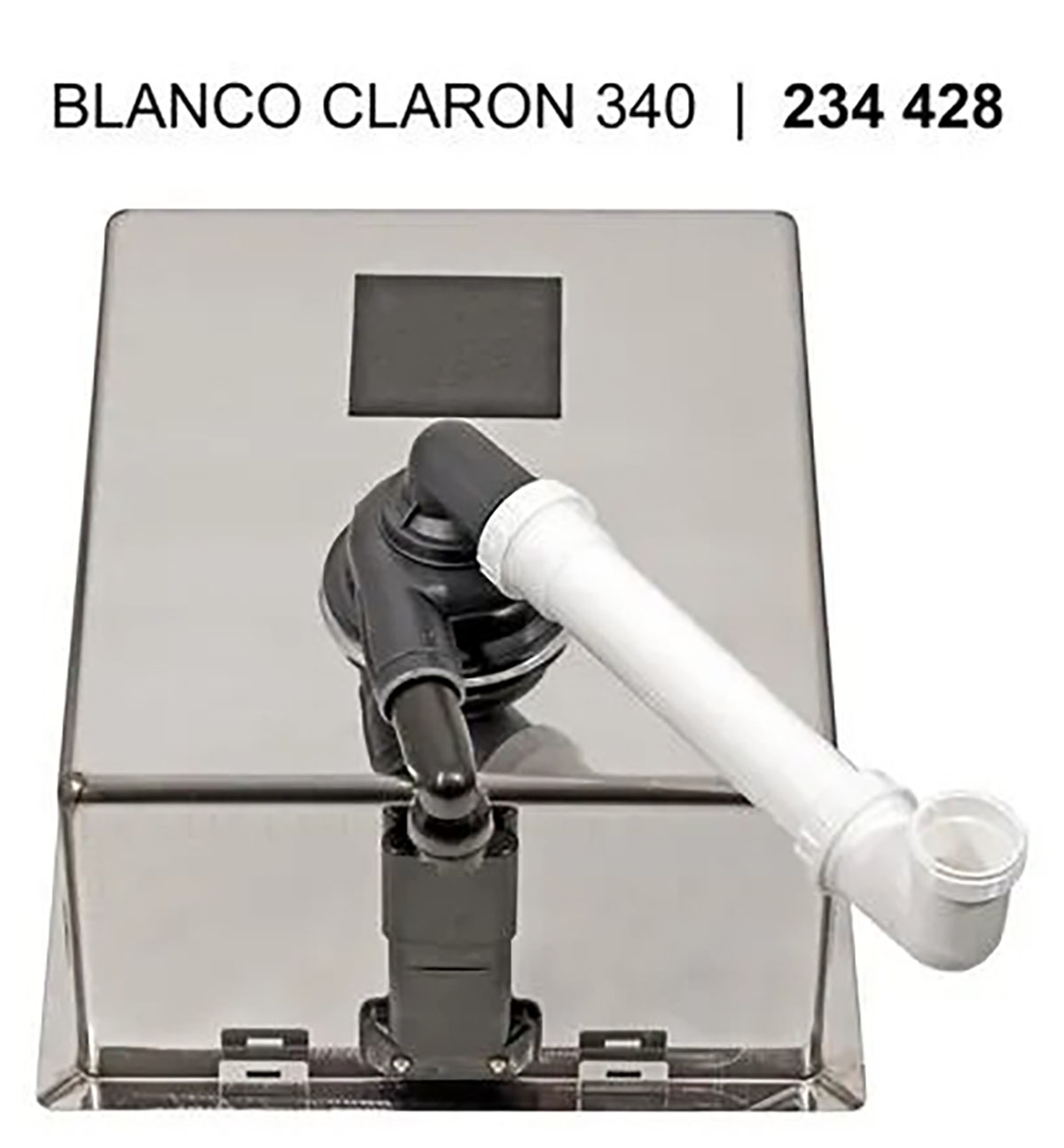 BLANCO CLARON 340-IF DURINOX™ Innfelling/Planlimning