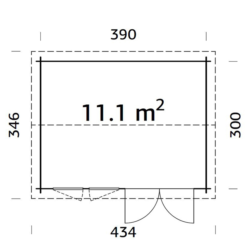 Anneks Palmako Iris 11,1 m2