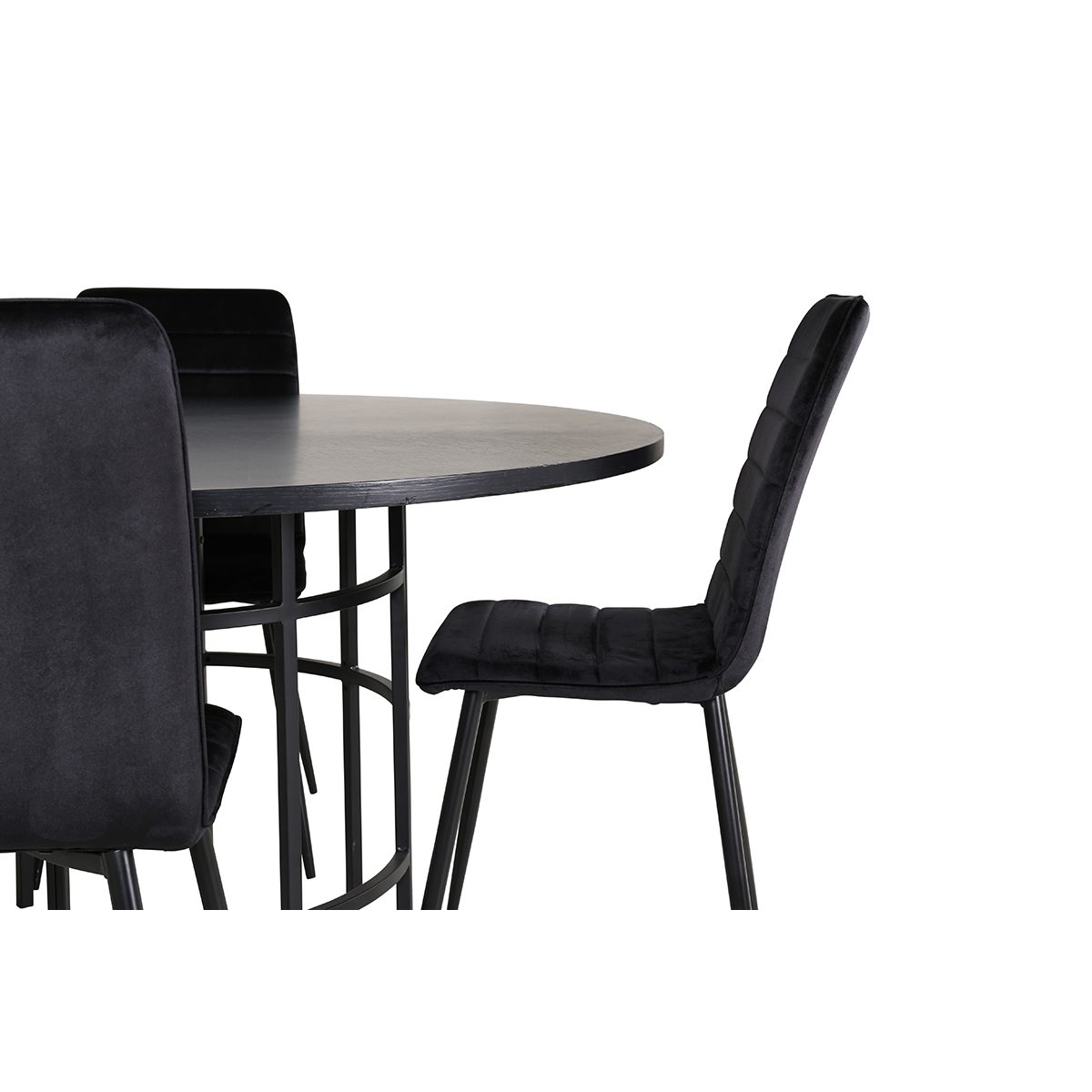 Spisegruppe furniture/fashion Copenhagen Ø140 cm med 4 Windu Stoler