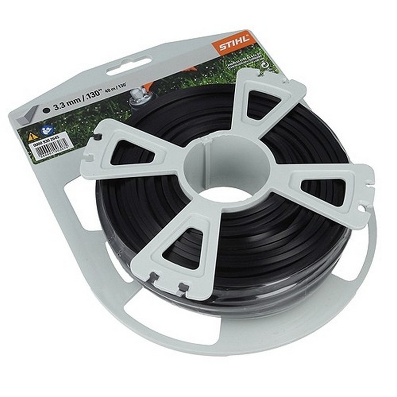 Trimmertråd STIHL Nylon Rull 3,3 mm 38 m Firkant