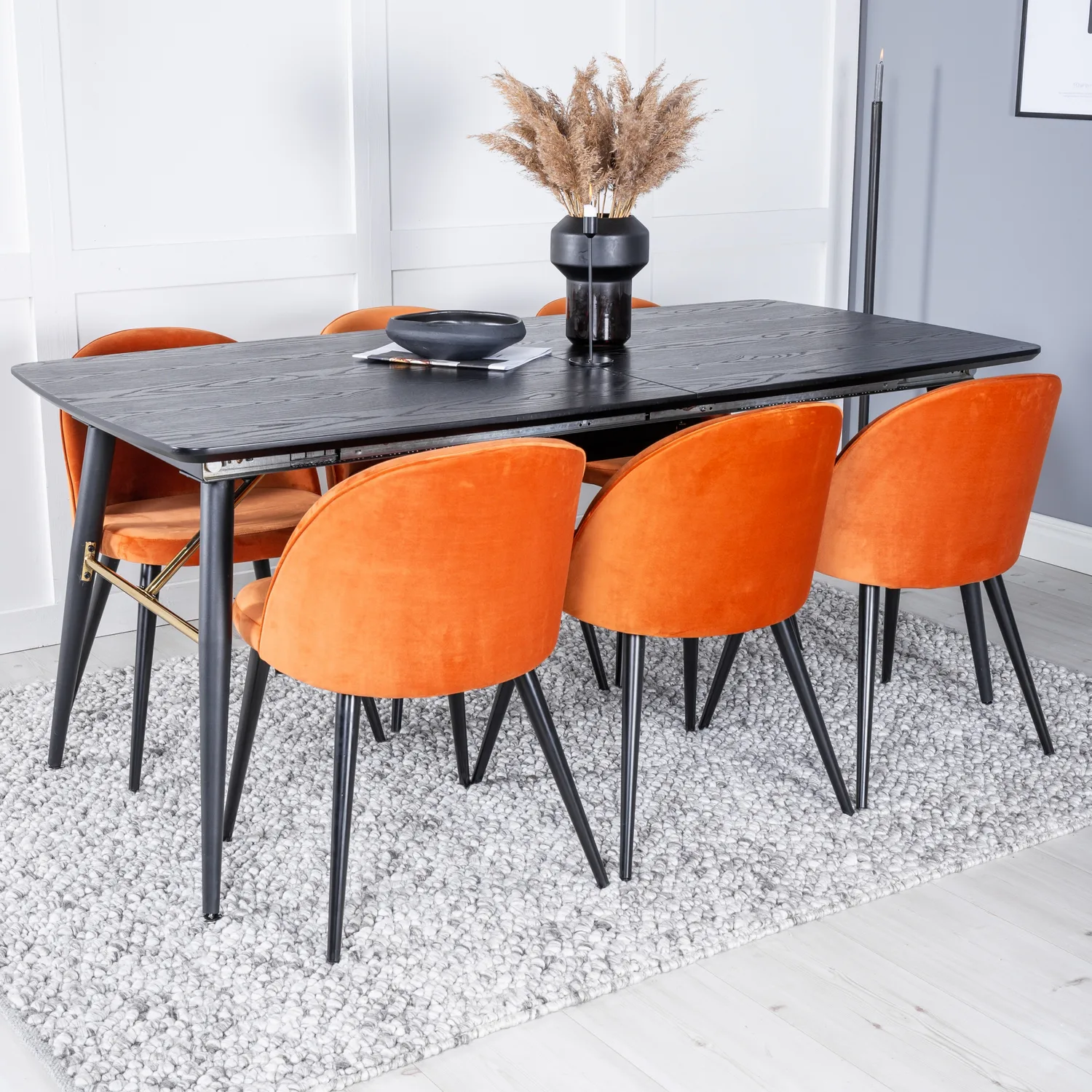 Svart/Oransje