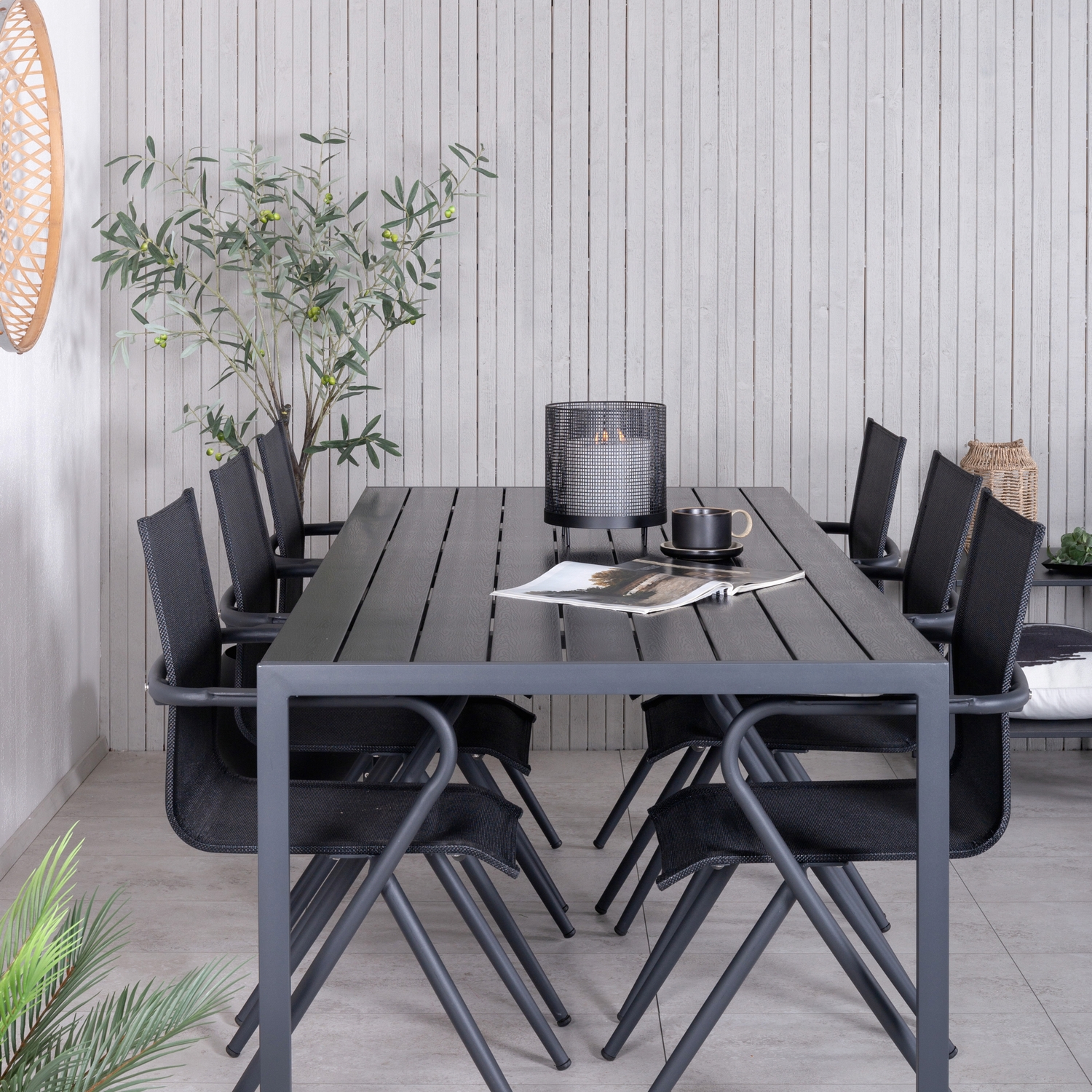 Spisegruppe Venture Home Break med 6 Alina Stoler