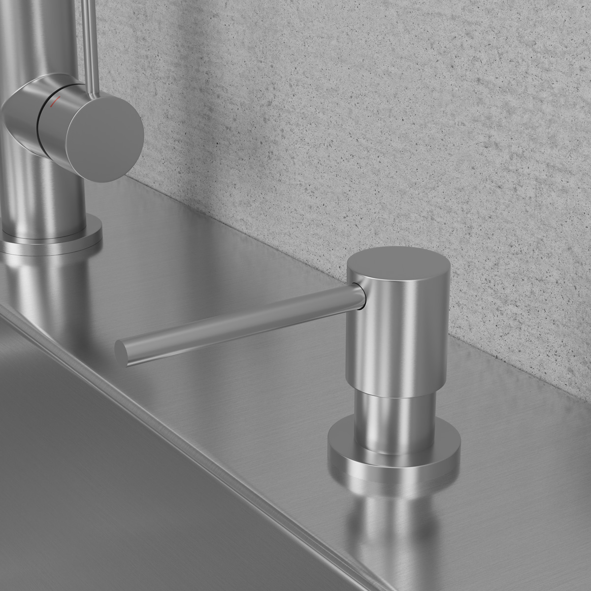 Diskmedelspump Scandtap Steel Clean Dispenser