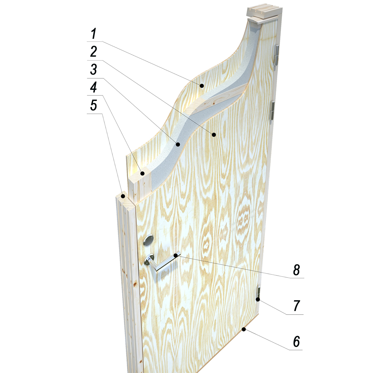 Garasje Palmako Andre 28,5 m2 m/Leddport