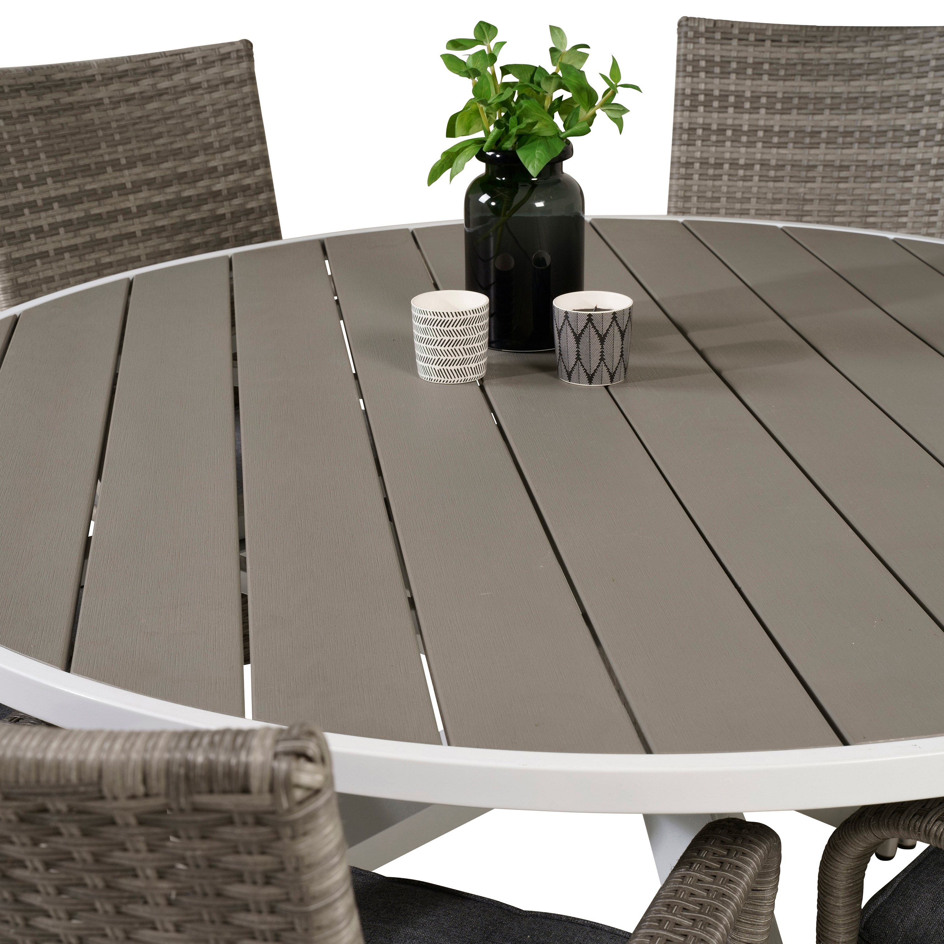 Spisegruppe Venture Home Pincy Ø140 med 6 Asta Stoler