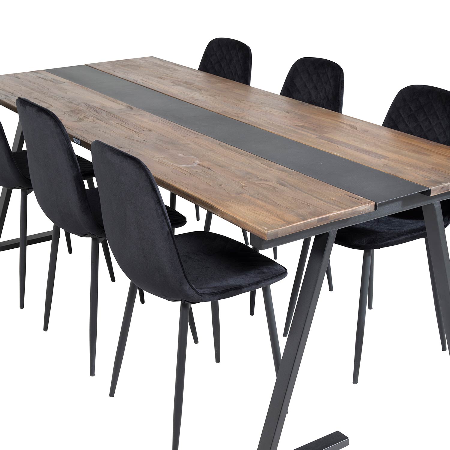 Spisegruppe Venture Home Jane med 6 Phoi Stoler